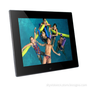 8-inch Motion sensor digital photo frame with video play, customized motion effect